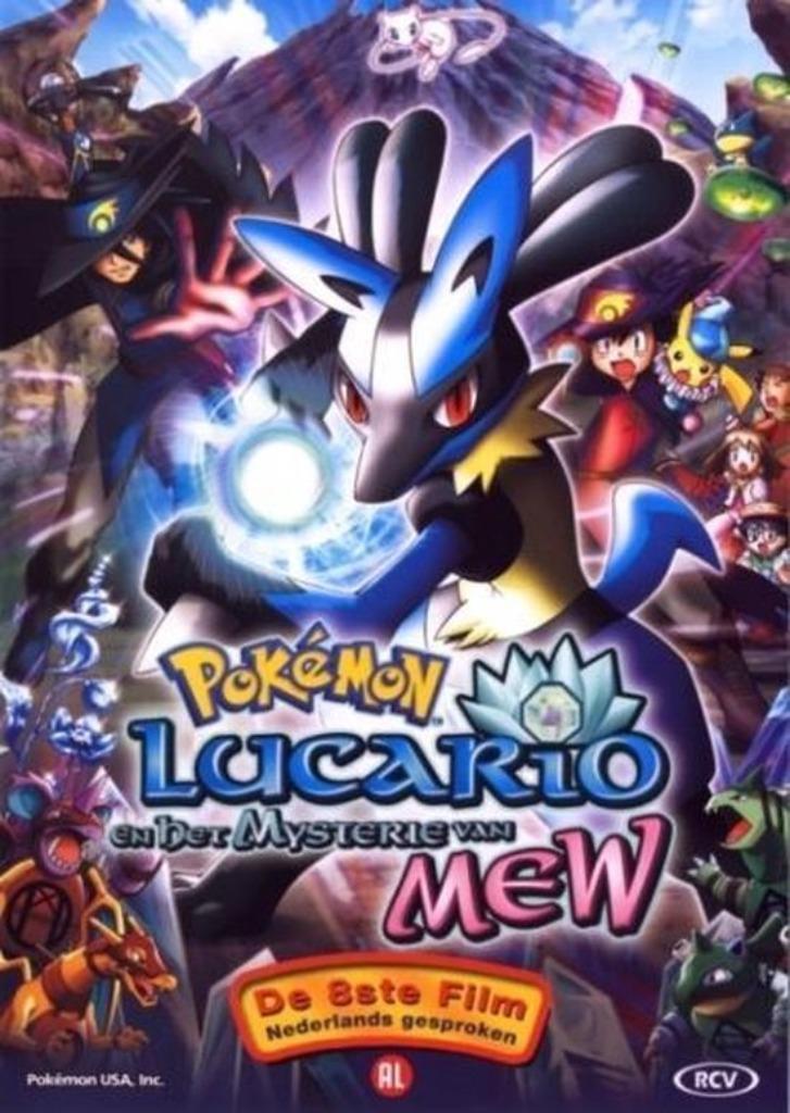 Pokemon dvd  lucario en het mysterie van mew, Enlèvement ou Envoi, Tous les âges, Comme neuf, Aventure