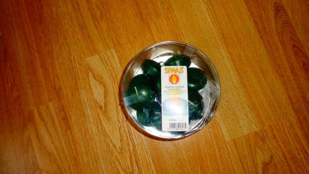 Spaas drijfkaarsen-donkergroen-12 st.-verpakt!-NIEUW, Ophalen, Nieuw, Groen, Kaars