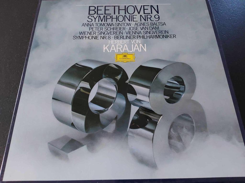 BEETHOVEN - Symphonien NR. 8&9 BOX 2 x LP / DG - 2707 109, Ophalen of Verzenden, Romantiek, 12 inch, Kamermuziek