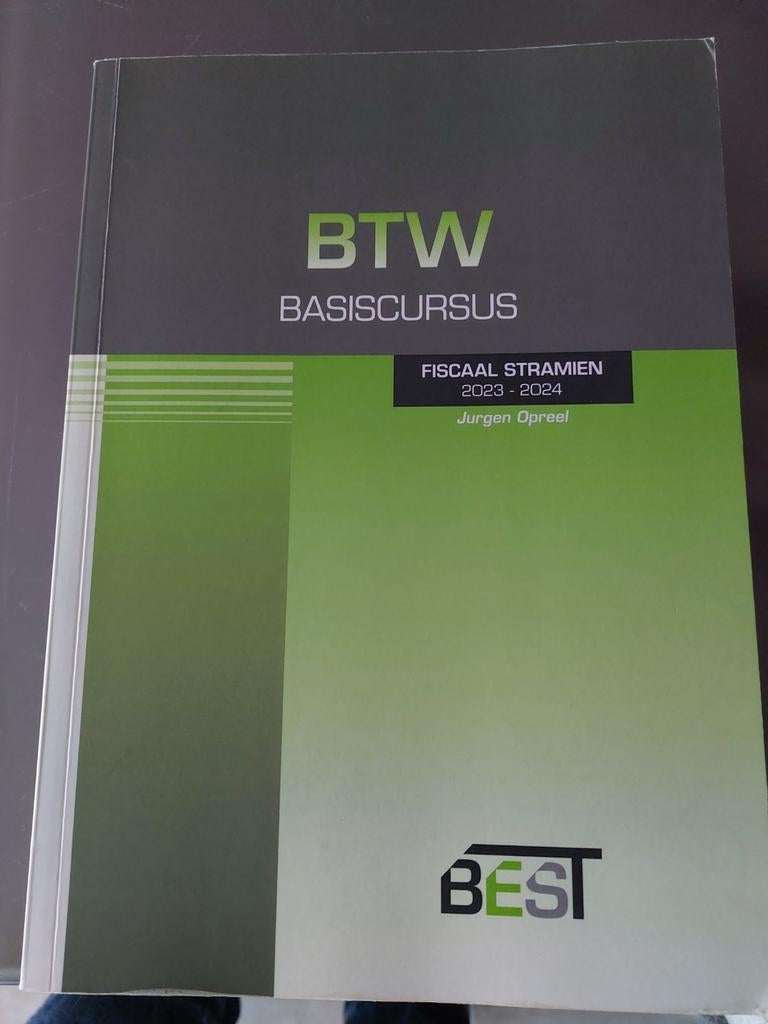 Btw basiscursus, Ophalen, Zo goed als nieuw
