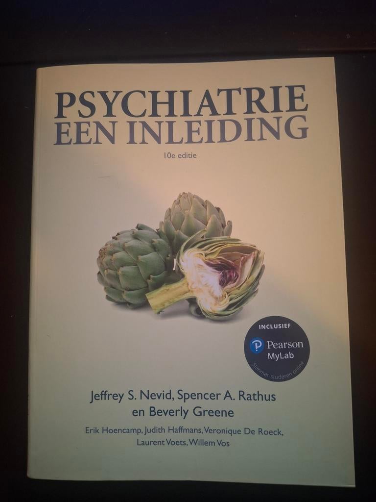 Psychiatrie, een inleiding, Boeken, Studieboeken en Cursussen, Ophalen, Gelezen, Hoger Onderwijs, Jeffrey S. Nevid; Spencer A. Nevid; Beverly Greene