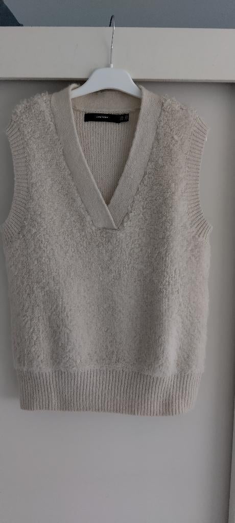 spencer/ mouwloos ruitje / vero moda, Vero Moda, Wit, Ophalen of Verzenden, Zo goed als nieuw