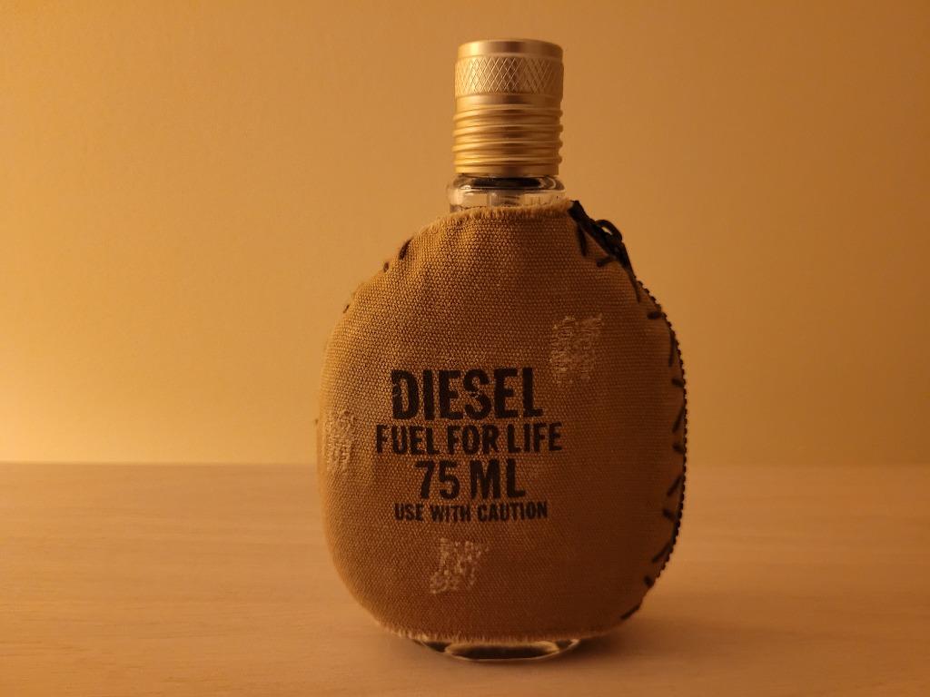 bouteille de parfum vide diesel 75 ml, Enlèvement ou Envoi, Utilisé, Bouteille de parfum
