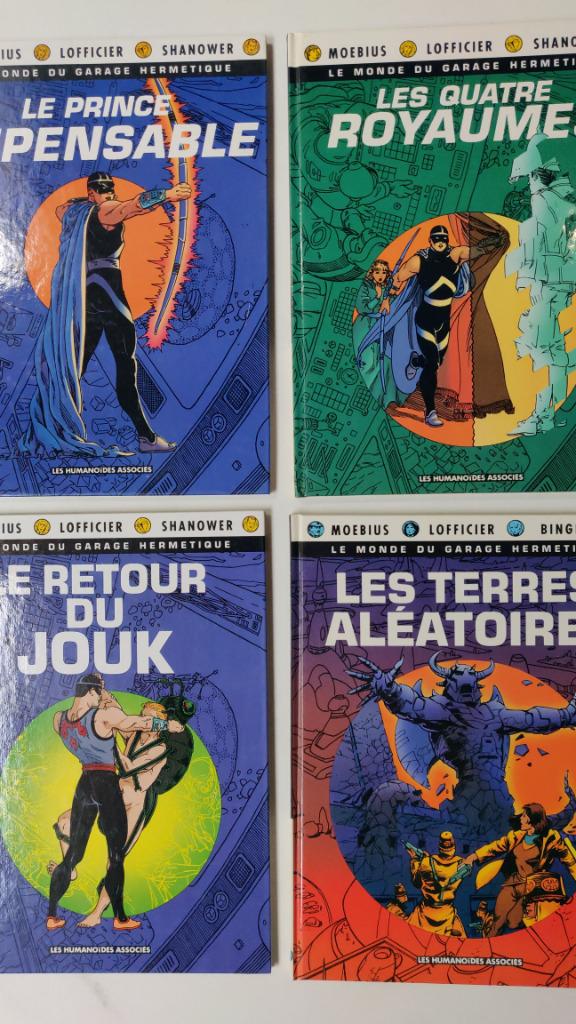 Moebius - Monde du garage hermétique 1-4 EO, Livres, Enlèvement ou Envoi