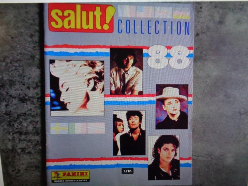 PANINI STICKER ALBUM POP STERREN SALUT 88, Ophalen of Verzenden, Zo goed als nieuw, Sticker