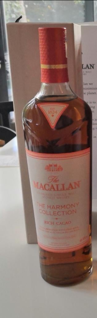 Macallan Harmony Rich Cacao whisky, Verzamelen, Ophalen of Verzenden, Nieuw, Vol
