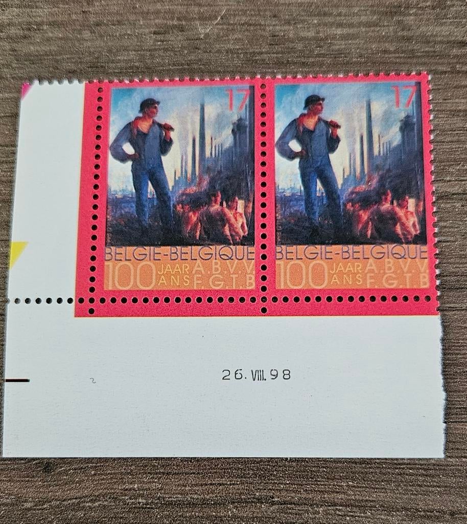 Postzegels 100 jaar A.B.V.V, Ophalen