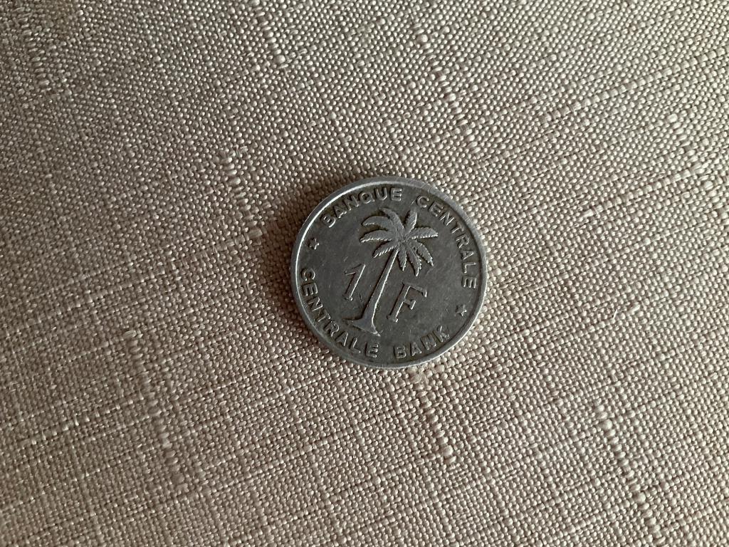 1 F de 1960 Congo Belge/Ruanda/Burundi, Enlèvement ou Envoi, Métal, Monnaie en vrac