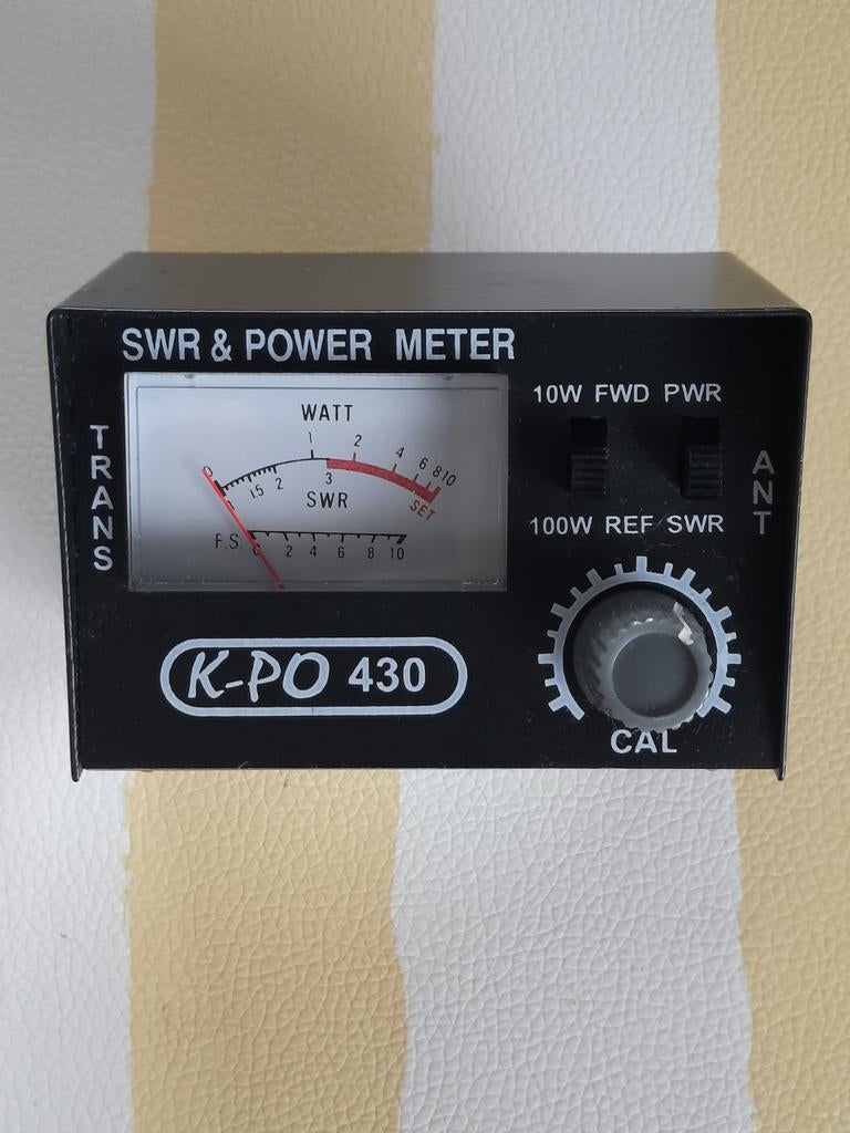 Degelijke SWR/POWERmeter (Merk K-PO), Telecommunicatie, Ophalen of Verzenden