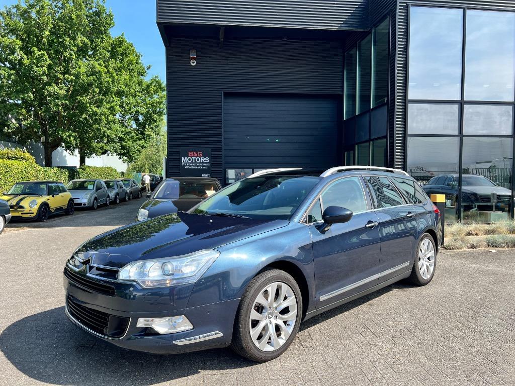Citroen C5 Break Exclusive 2.7L Diesel Automaat Topstaat Gar, Auto's, Zwart, Leder, Bedrijf, 5 deurs