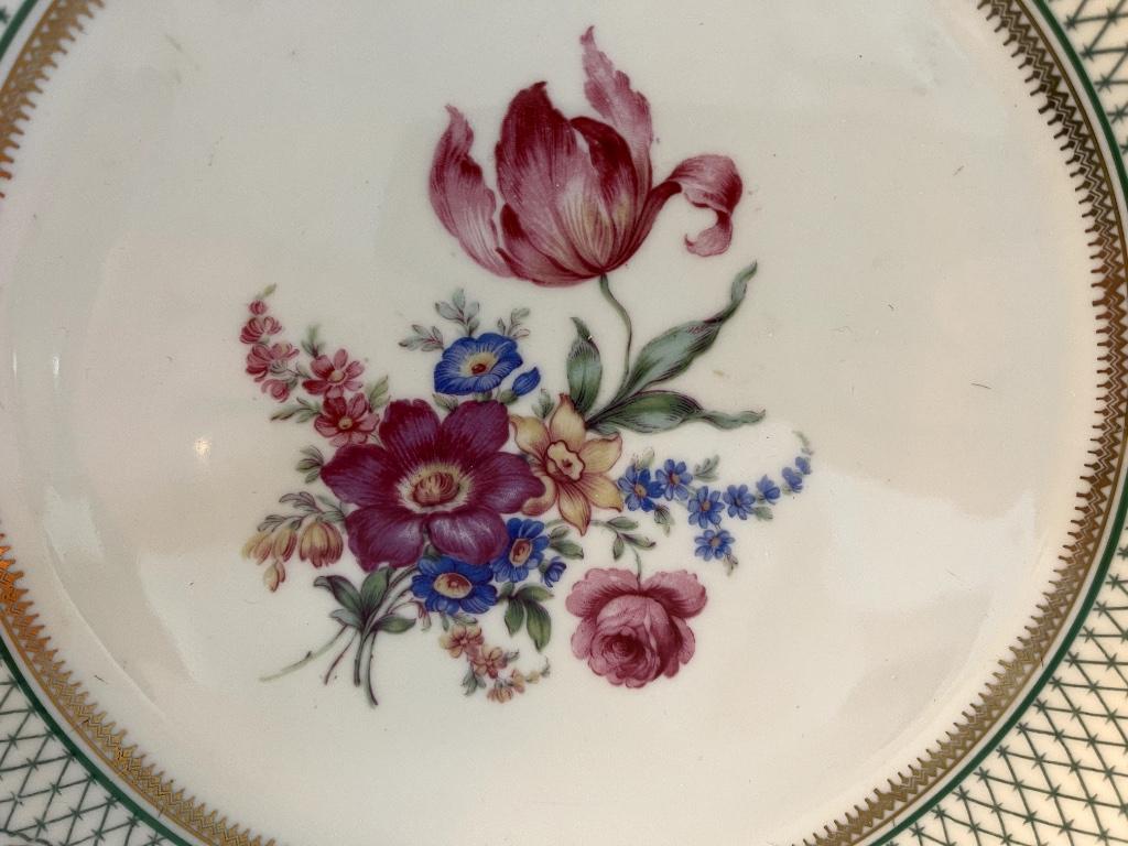 Schwarzenhammer Bavaria Assiette en porcelaine 32 cm fleur g, Enlèvement ou Envoi