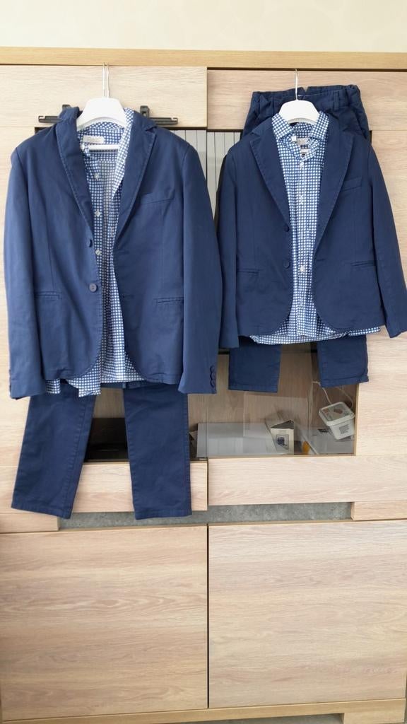 Communie kids  Kostuum nieuwstaat ! Spotprijs 50 Eur/set !, Enlèvement, Comme neuf, Bleu
