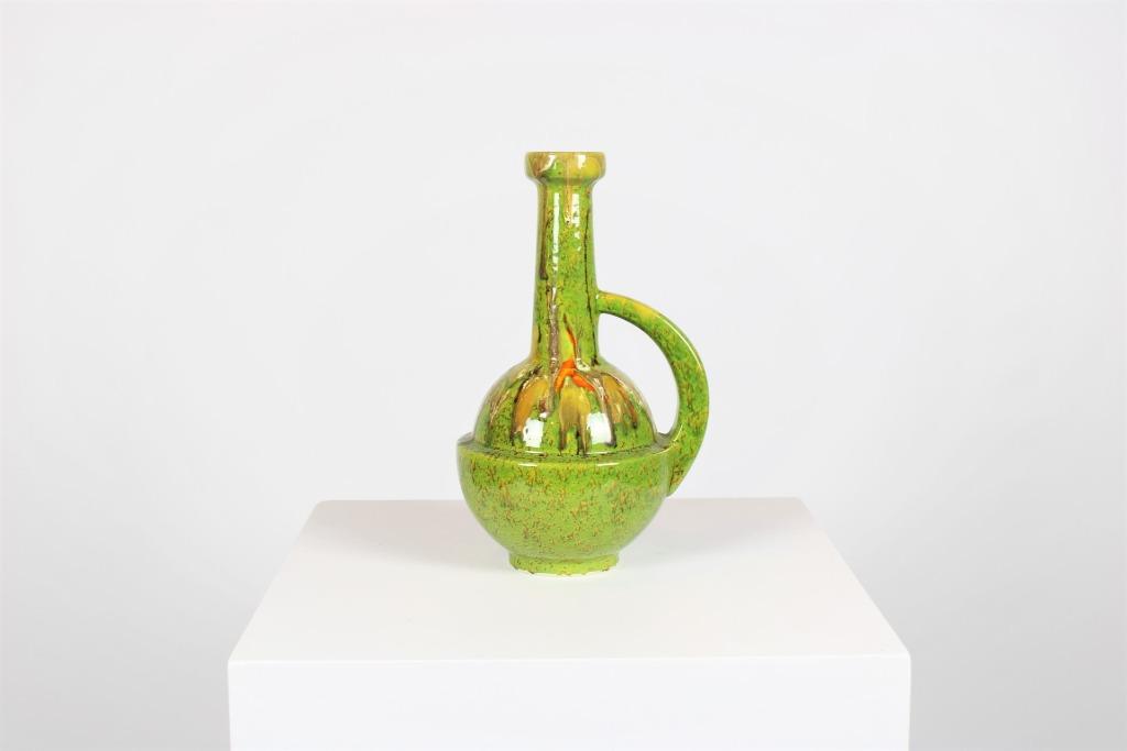 vase verte vintage, Enlèvement ou Envoi
