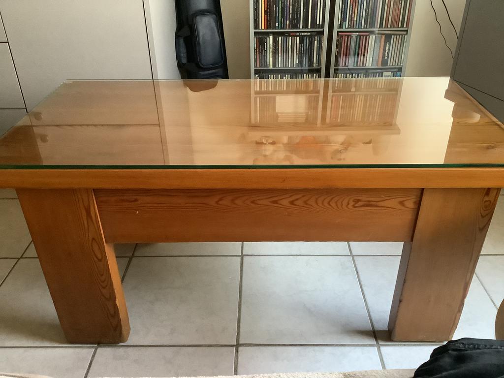 Salontafel, Ophalen, Gebruikt, 100 tot 150 cm, 50 tot 75 cm