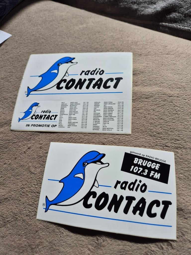 Stickers radio contact, Collections, Autocollants, Enlèvement ou Envoi