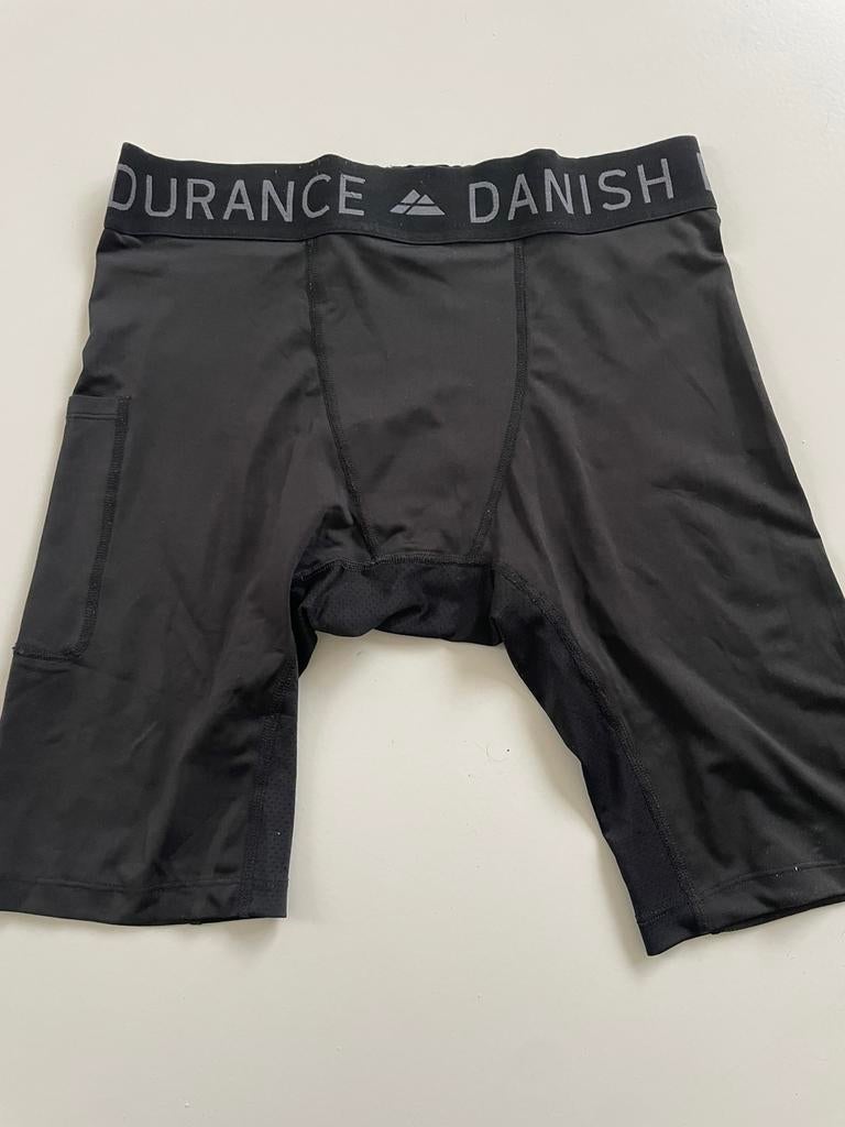 Sportshort Danish Endurance, Verzenden, Zwart, Danish Endurance, Boxer