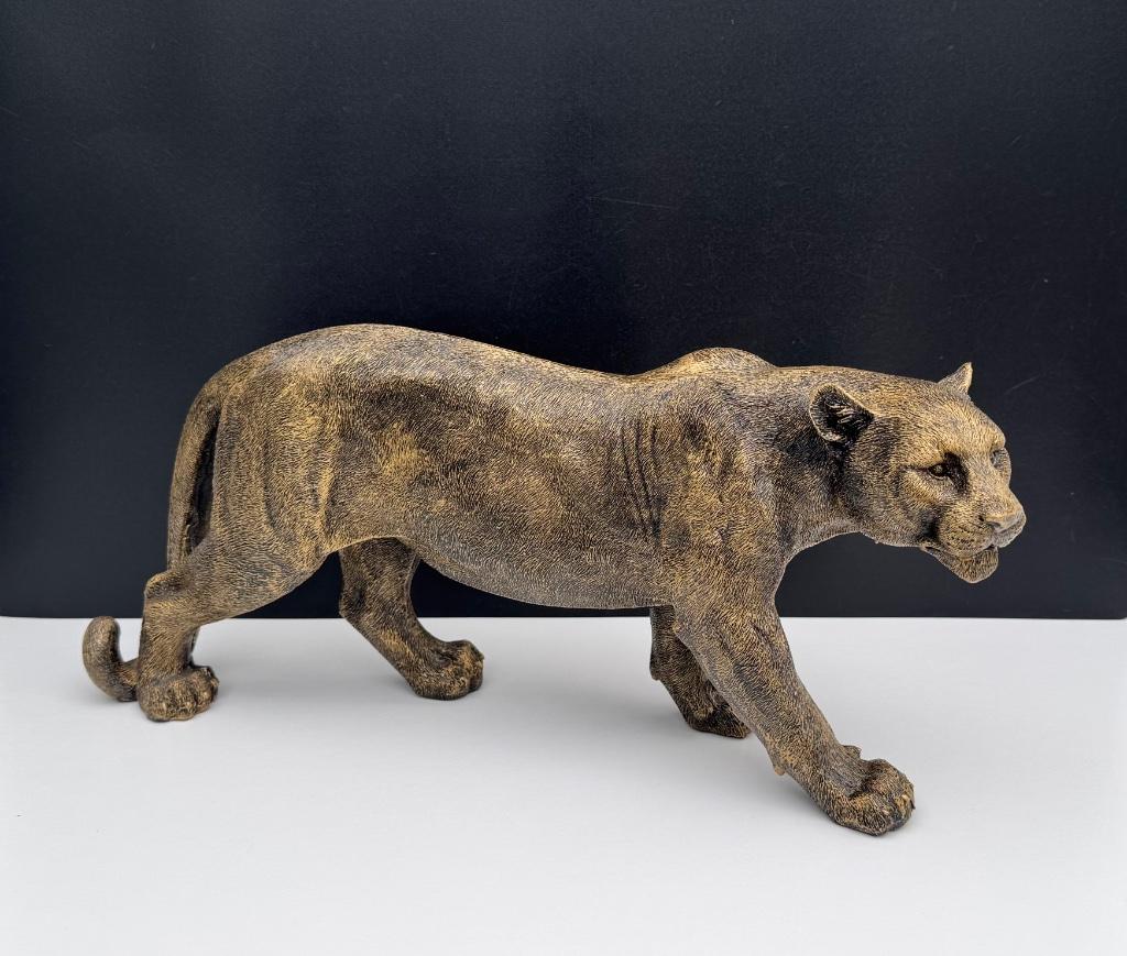 Panter beeld  L 42cm X H 19cm, Verzamelen, Beelden en Beeldjes, Nieuw, Dier, Ophalen of Verzenden