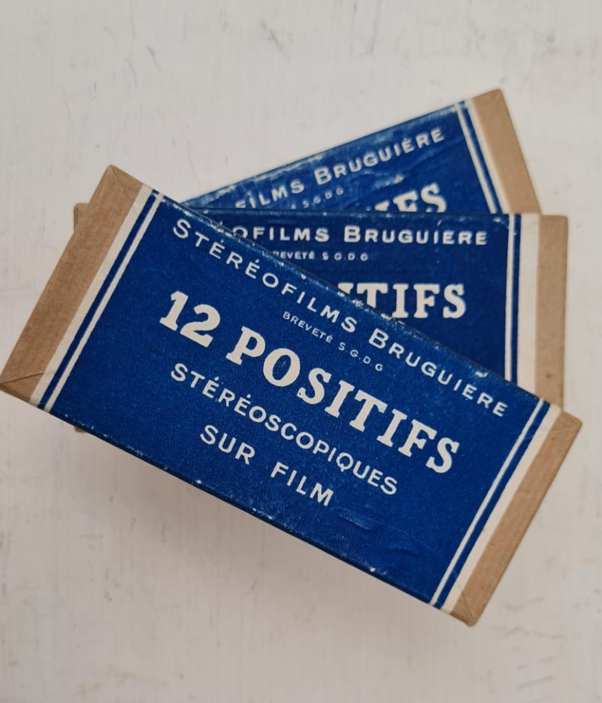 3 doosjes met elk 12 Stéréofilms Bruguière, Ophalen of Verzenden, Accessoire