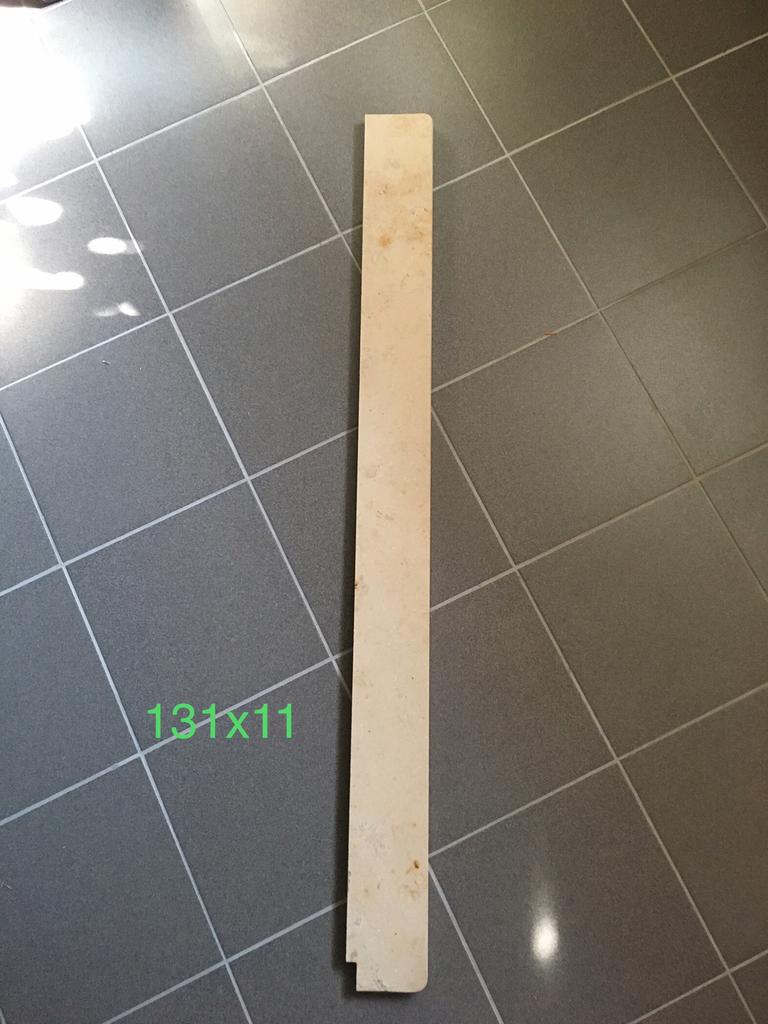 Tablette marbre TB état, Marbre, Enlèvement ou Envoi, 60 cm ou plus, Utilisé