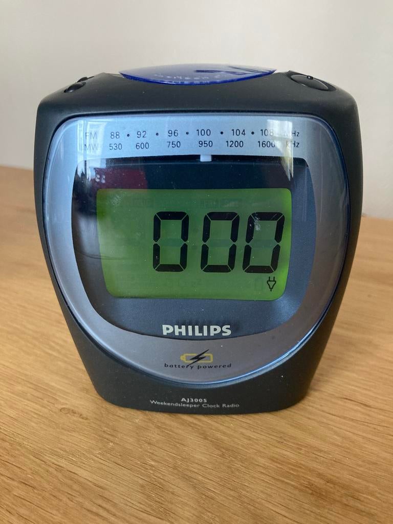 Philips AJ3005 Wekkerradio Clock Radio, Ophalen of Verzenden, Zo goed als nieuw