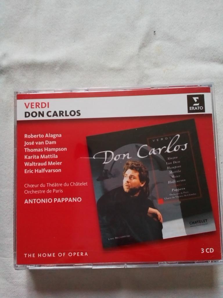 Verdi - Don Carlos 3 CD, Enlèvement ou Envoi, Comme neuf, Opéra ou Opérette