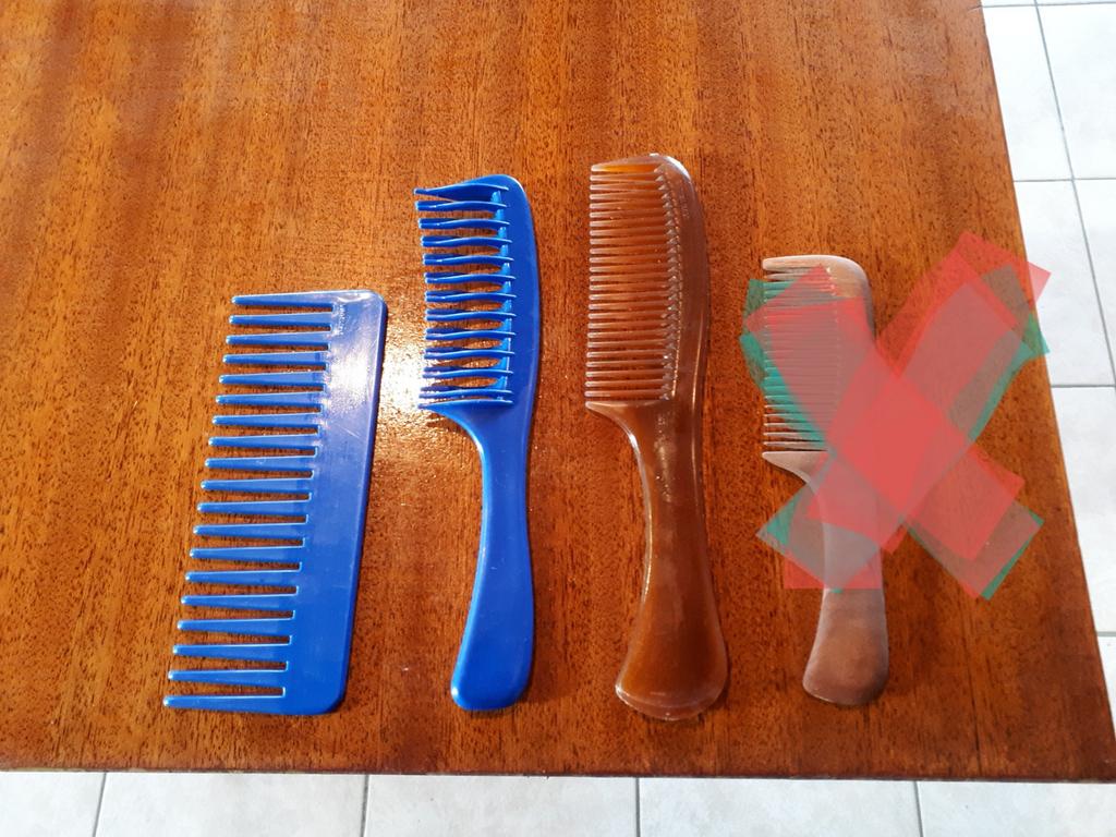 3 nieuwe kammen aan 1 euro per stuk,  ook apart te koop, Ophalen of Verzenden, Nieuw, Kam of Borstel