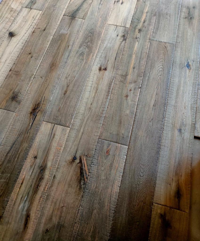 Nieuw eiken parket. Belgisch fabrikaat, handbewerkt, Doe-het-zelf en Bouw, Hout en Planken, Ophalen, Minder dan 25 mm, Eiken, Nieuw