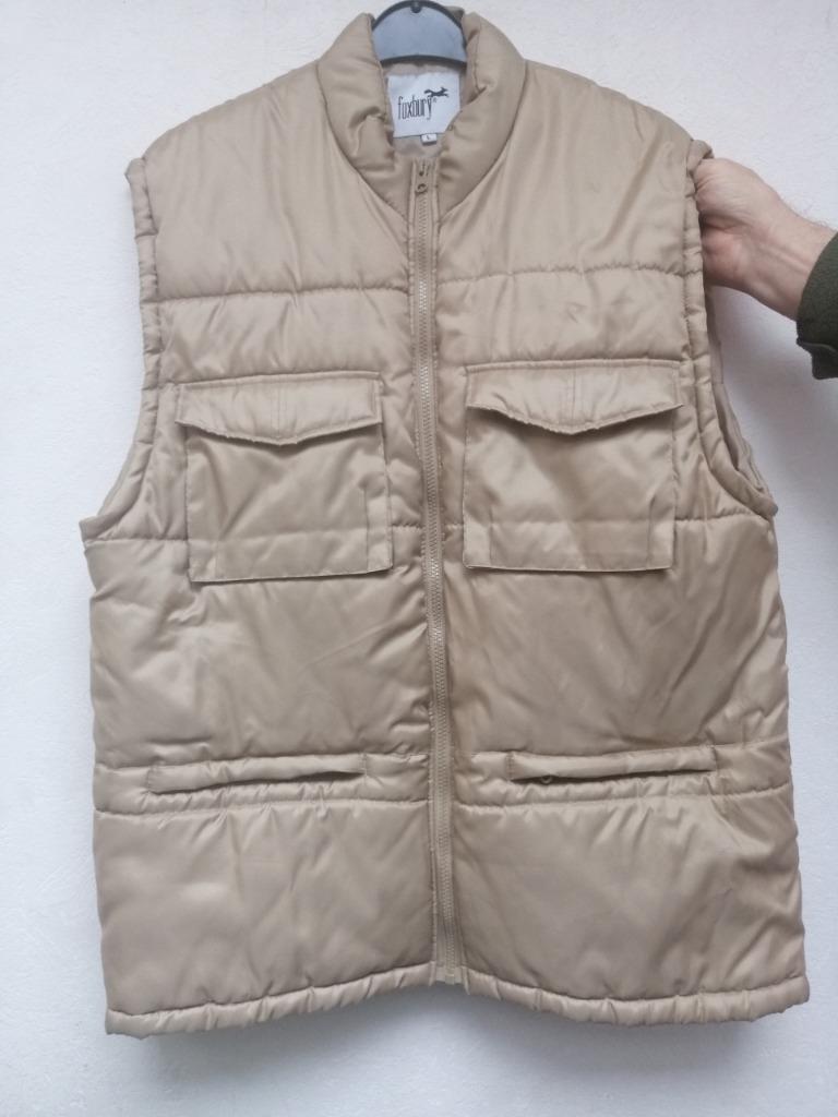 Veste doudoune Foxbury sans manche beige taille L, Enlèvement, Neuf, Taille 42/44 (L), Beige
