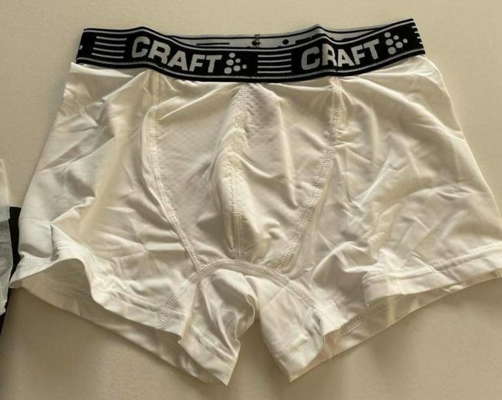 Boxer de sport artisanal en polyester Nouveau, Envoi, Blanc, Craft, Boxer