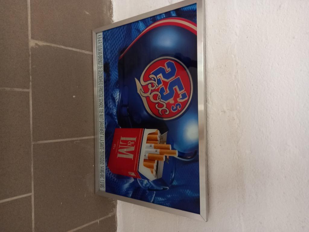 Cadre miroir de bar, Enlèvement, Comme neuf, Rectangulaire