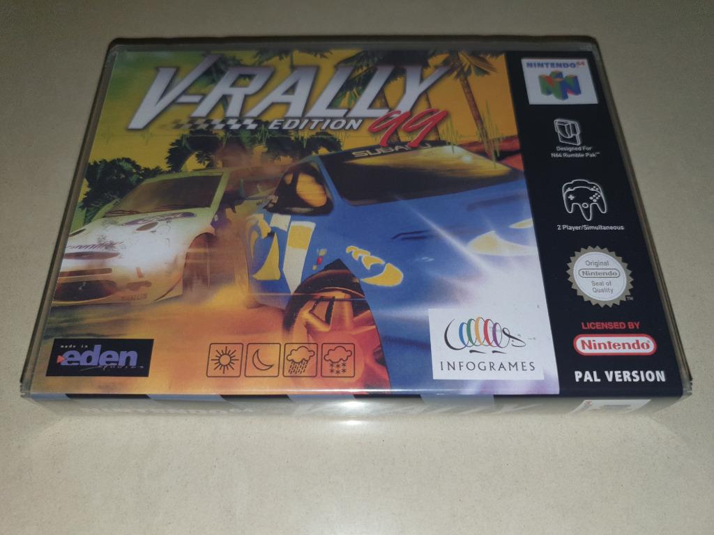 V-Rally Edition 99 N64 Game Case, Verzenden, Zo goed als nieuw