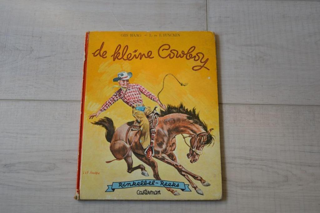 Livre d'images ancien The Little Cowboy, série Rinkelbel, Enlèvement ou Envoi, Utilisé, Livre d'images