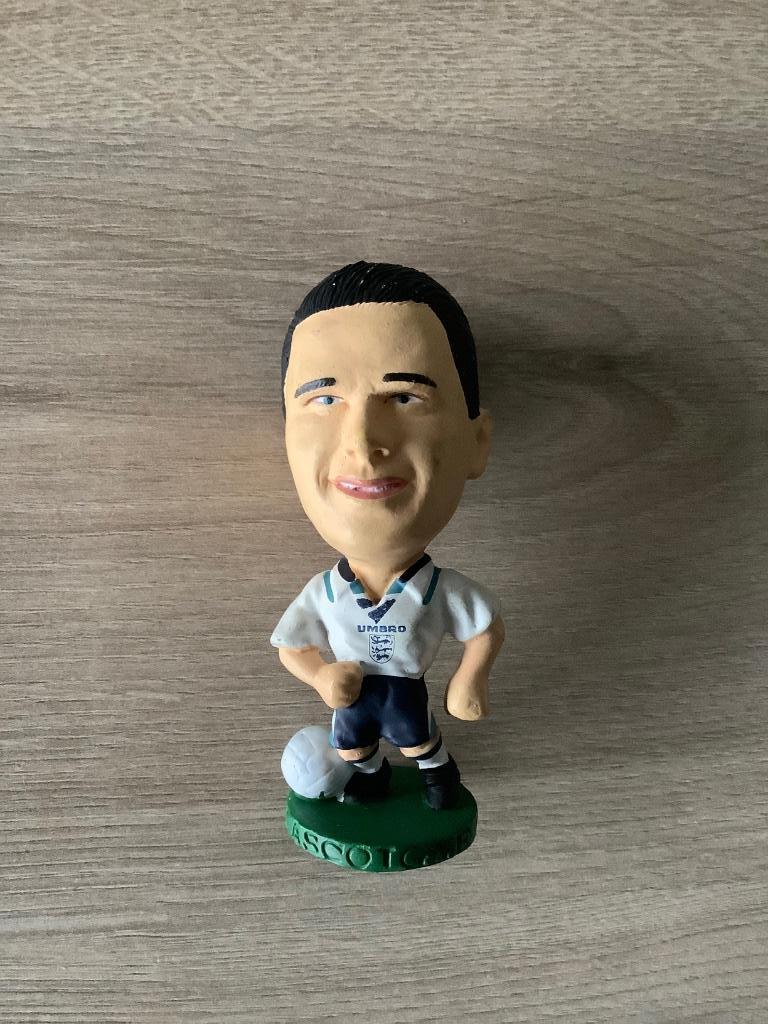 Poppetje Paul Gascoigne bij Engeland - Corinthian, Ophalen of Verzenden, Zo goed als nieuw, Beeldje of Poppetje