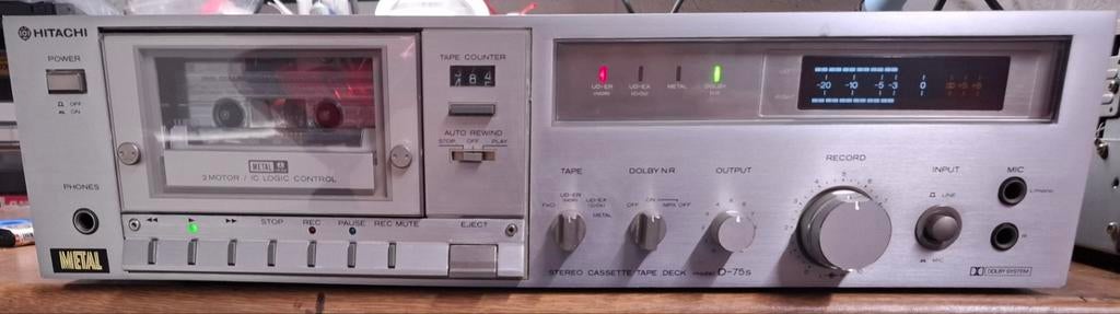Deck cassette Hitachi D-75s, Ophalen of Verzenden