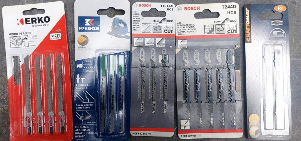 Lot de lames scie sauteuse Bois HCS, Bricolage & Construction, Enlèvement ou Envoi