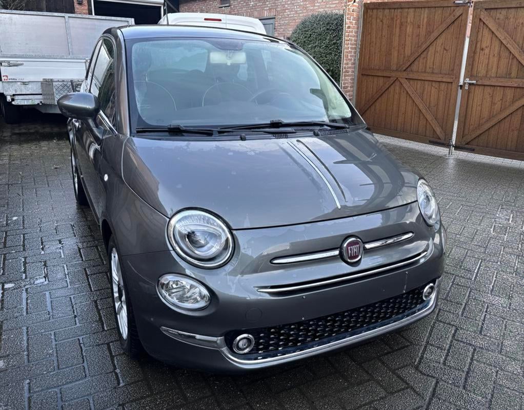 Fiat 500 2019 0.9 Benzine airco 1 jaar garantie, Auto's, Voorwielaandrijving, 4 zetels, Stof, Euro 6