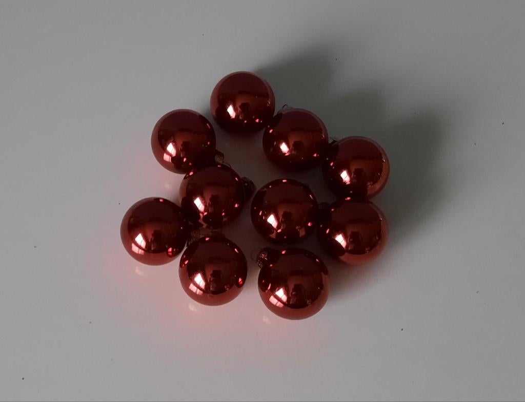 10 kerstballen, Ophalen of Verzenden, Zo goed als nieuw