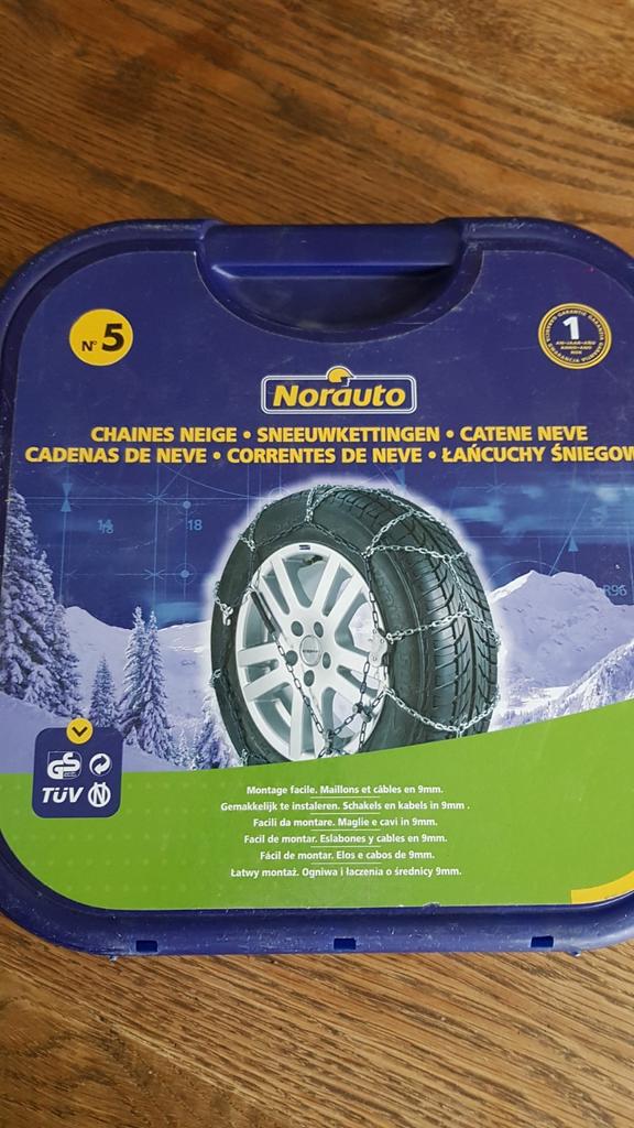 Sneeuwkettingen, Norauto, nieuw, Enlèvement ou Envoi, Neuf