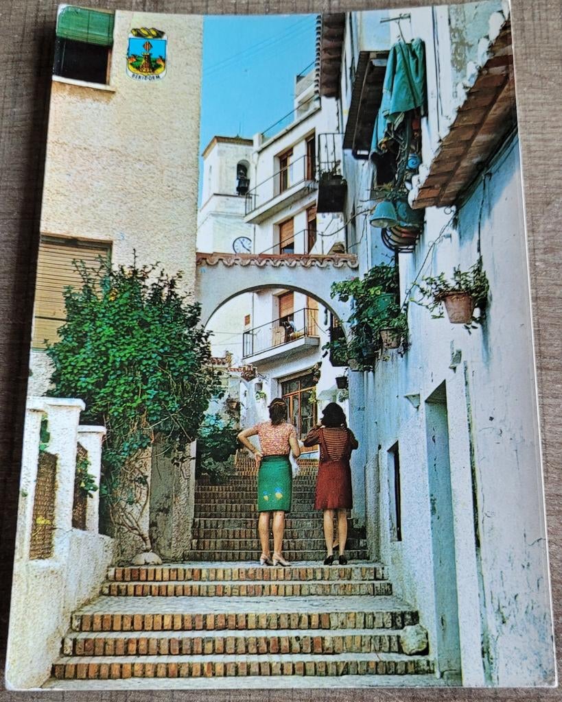 Postkaart: Benidorm, Ophalen of Verzenden, 1960 tot 1980, Gelopen, Spanje