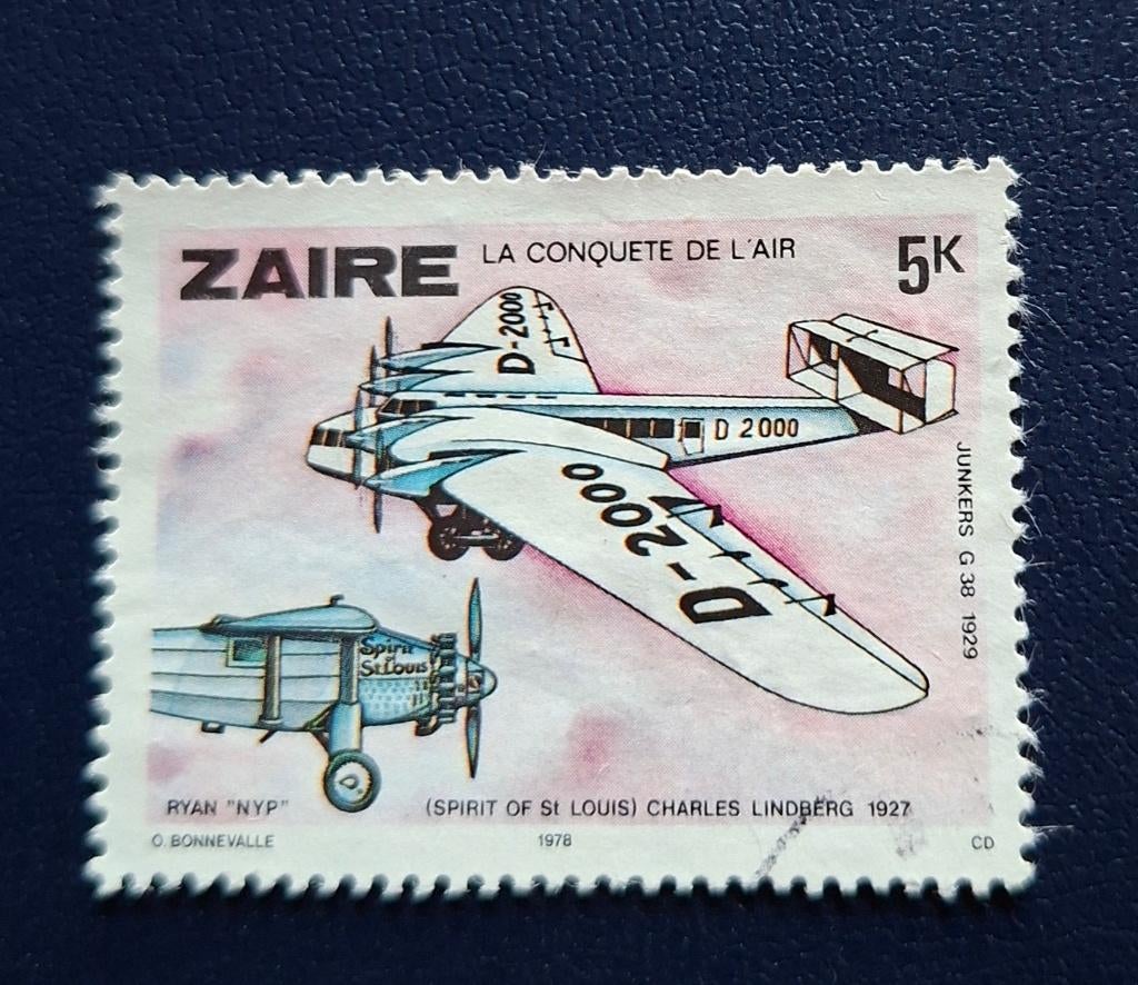 Postzegel Zaïre OBP 944 gestempeld., Ophalen of Verzenden, Gestempeld