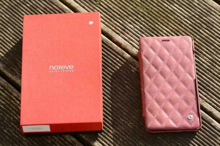 Etui coque en cuir Norêve pour Huawei P8 Lite 2017, Télécoms, Envoi, Utilisé, Housse ou Sac