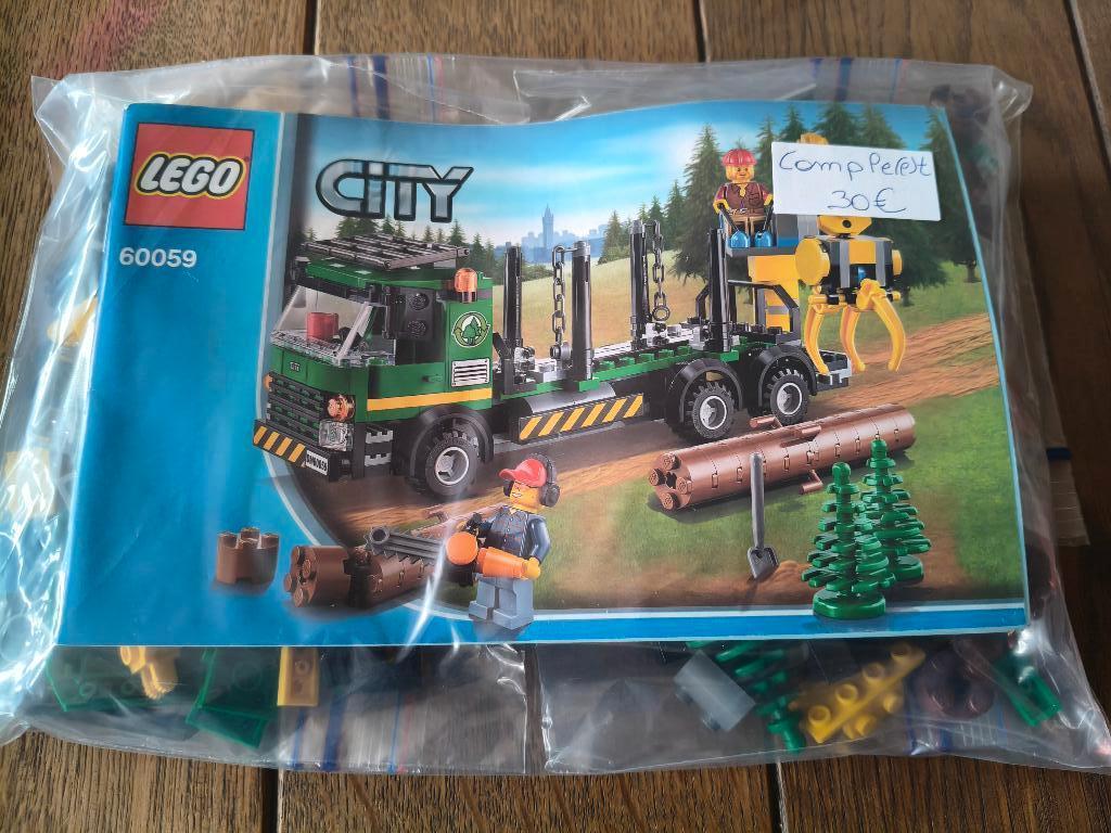 Lego City 60059 Le camion forestier, Enlèvement ou Envoi, Utilisé, Lego