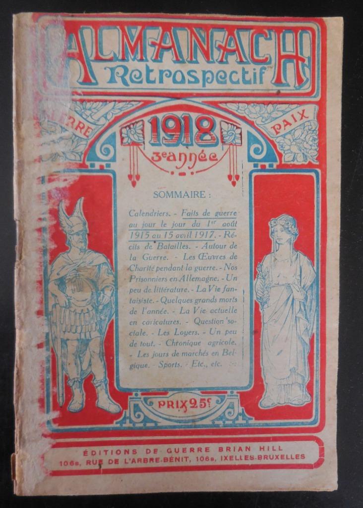 Almanach Retrospectif 1918, Ophalen of Verzenden, Gelezen