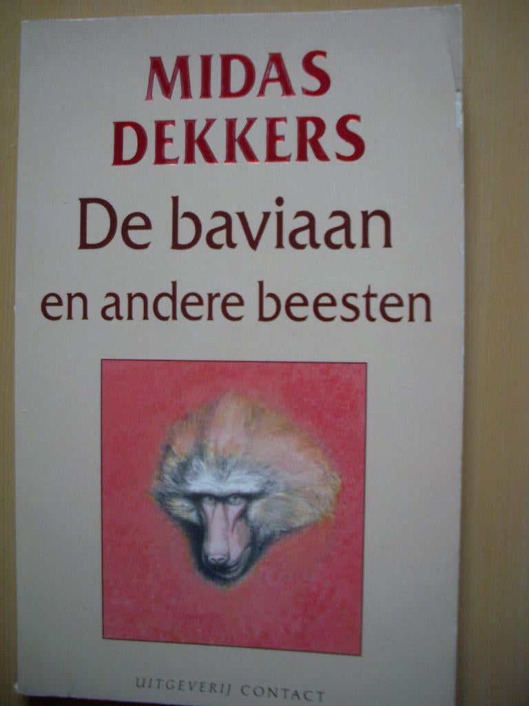 De baviaan en andere beesten Midas Dekkers, Ophalen of Verzenden, Zo goed als nieuw, Natuurwetenschap