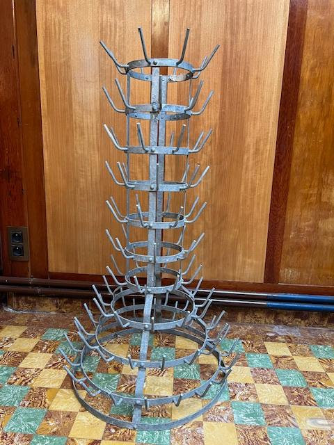 Antiek Frans flessenrek verzinkt (98cm), Antiek en Kunst, Ophalen
