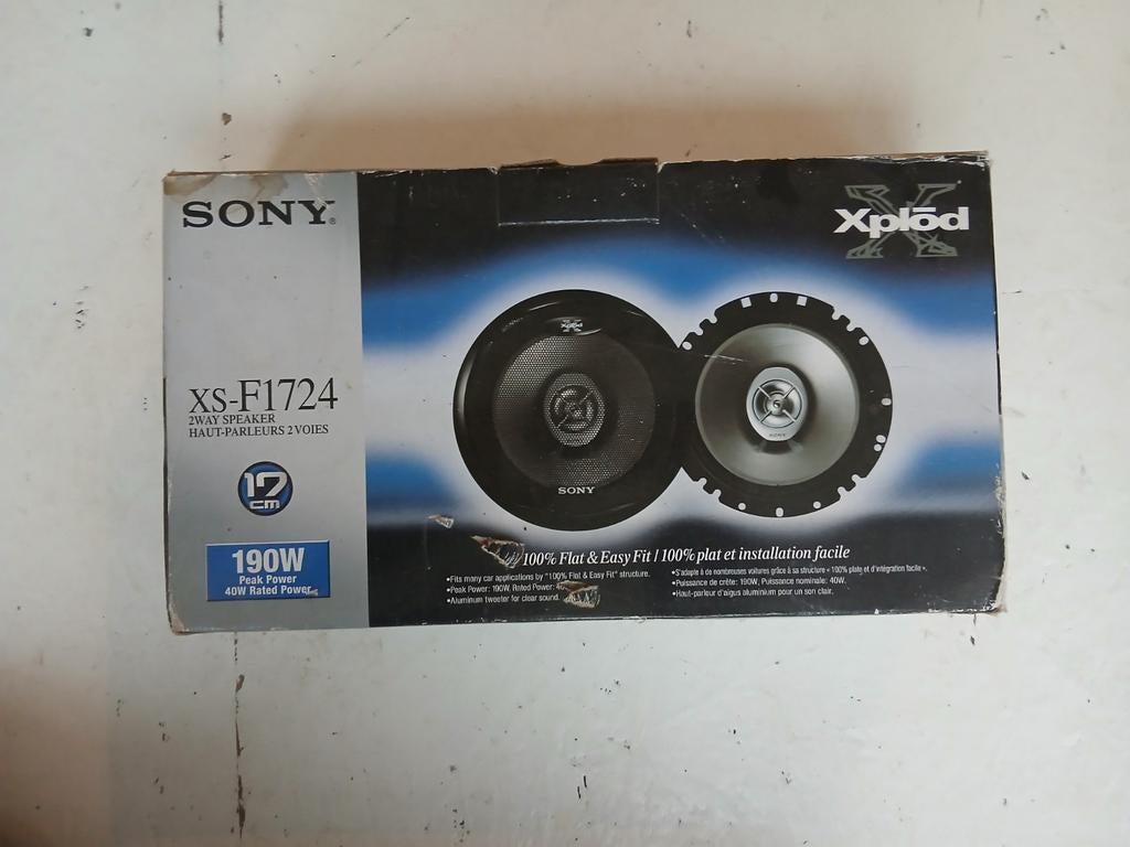 sony xs-F1724 boxen, Audio, Tv en Foto, Luidsprekerboxen, Ophalen of Verzenden, Zo goed als nieuw, Sony