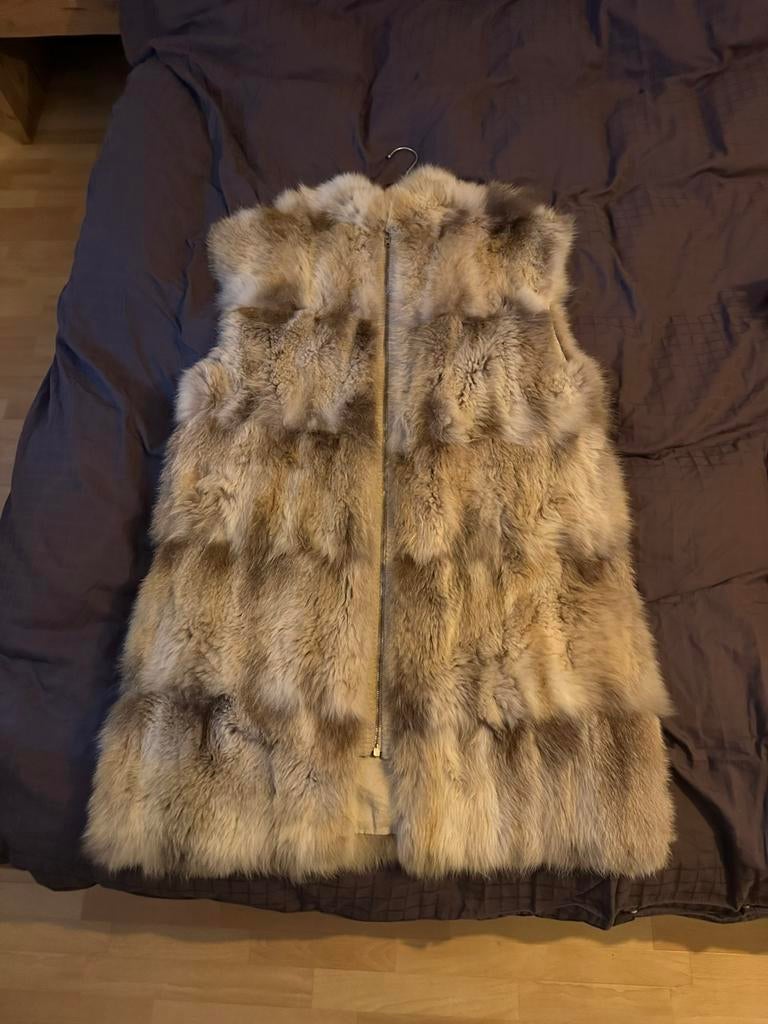 Bontjas van Nerts, Beige, Maat 46/48 (XL) of groter, Nieuw, Ophalen of Verzenden