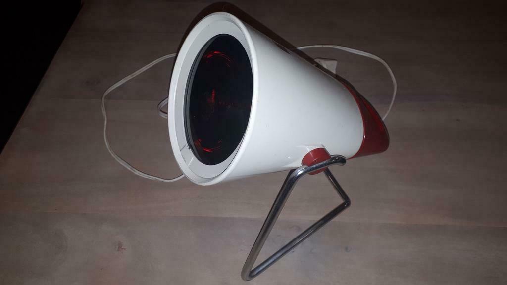 Lampe de table infrarouge de Philips 1960/70, Maison & Meubles, Lampes | Appliques, Enlèvement ou Envoi, Utilisé