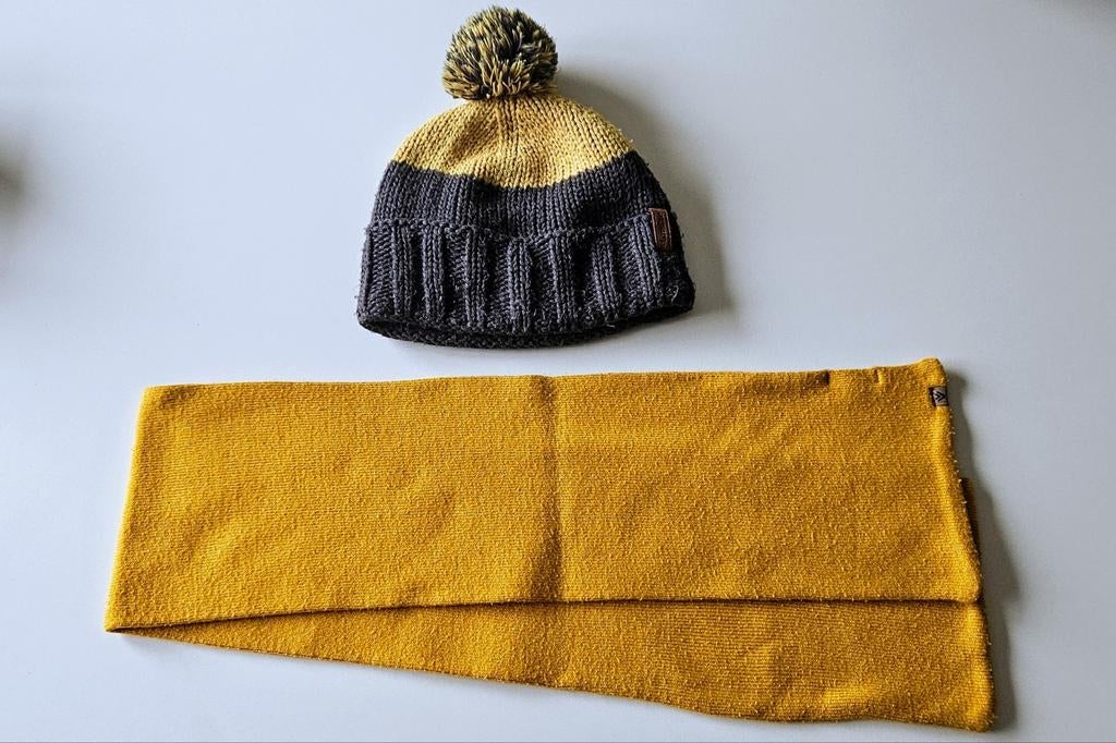 Muts en sjaal kind 3-5 jaar, Gebruikt, Setje, Jongen of Meisje, Ophalen of Verzenden