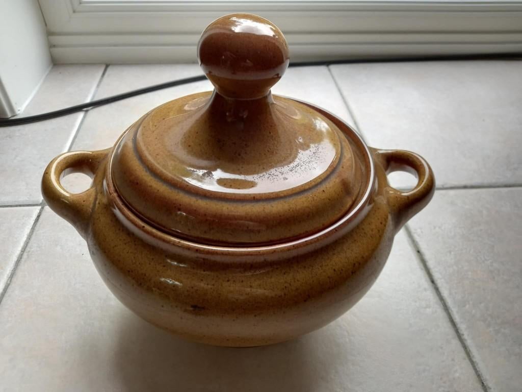 Casserole, soupière, poubelle de table vintage Niderviller, Enlèvement